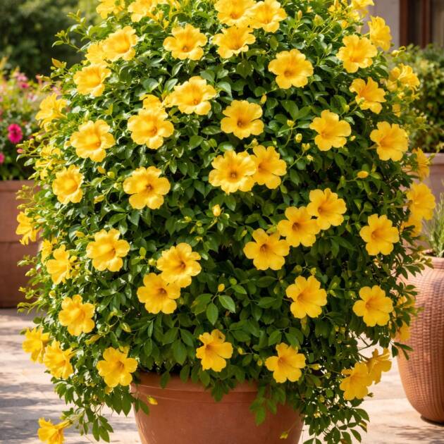 Сундавіл (Дипладенія) Gold горщик ф12